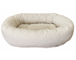 Donut Bed Ivory Sheepskin