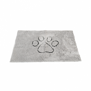 Dirty Dog Doormat Silver Grey