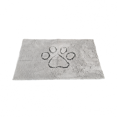 Dirty Dog Doormat Silver Grey