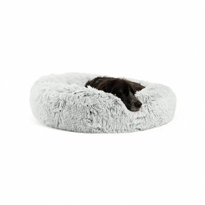 Donut Bed in Shag Fur Frost