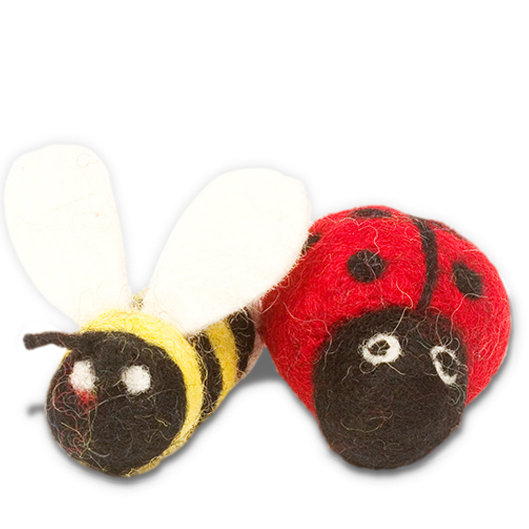 Dharma Karma Wool Cat Ladybug & Bee